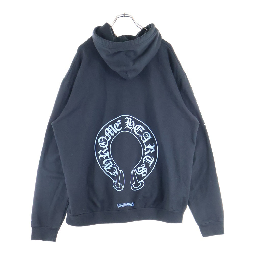 CHROME HEARTS(クロムハーツ) WWW.CHROMEHEARTS.COM HOODIE オンライン限定ホースシューバックプリントプルオーバーパーカー