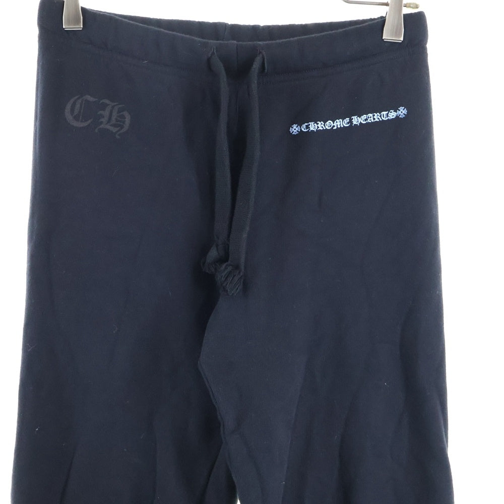 CHROME HEARTS(クロムハーツ) WWW.CHROMEHEARTS.COM HOODIE オンライン限定 ホースシュープリント スウェットパンツ ブラック/ブルー