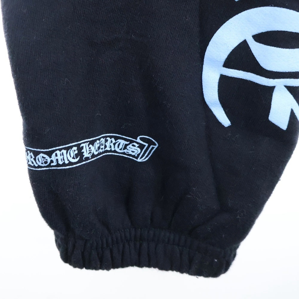 CHROME HEARTS(クロムハーツ) WWW.CHROMEHEARTS.COM HOODIE オンライン限定 ホースシュープリント スウェットパンツ ブラック/ブルー