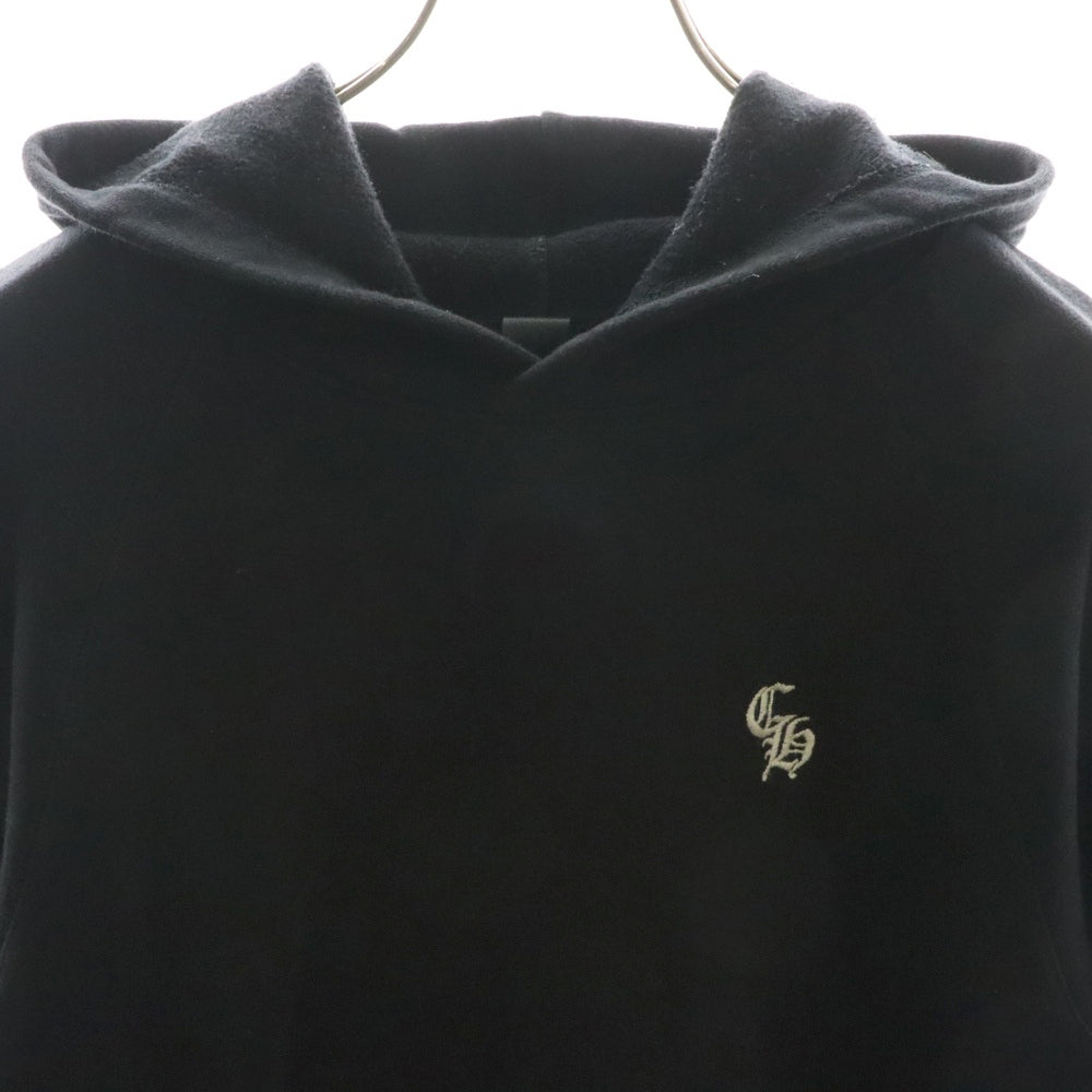CHROME HEARTS(クロムハーツ) Y NOT SLO RIDE HD PLVR ワイノット CH刺繍 プルオーバー スウェット パーカー ブラック