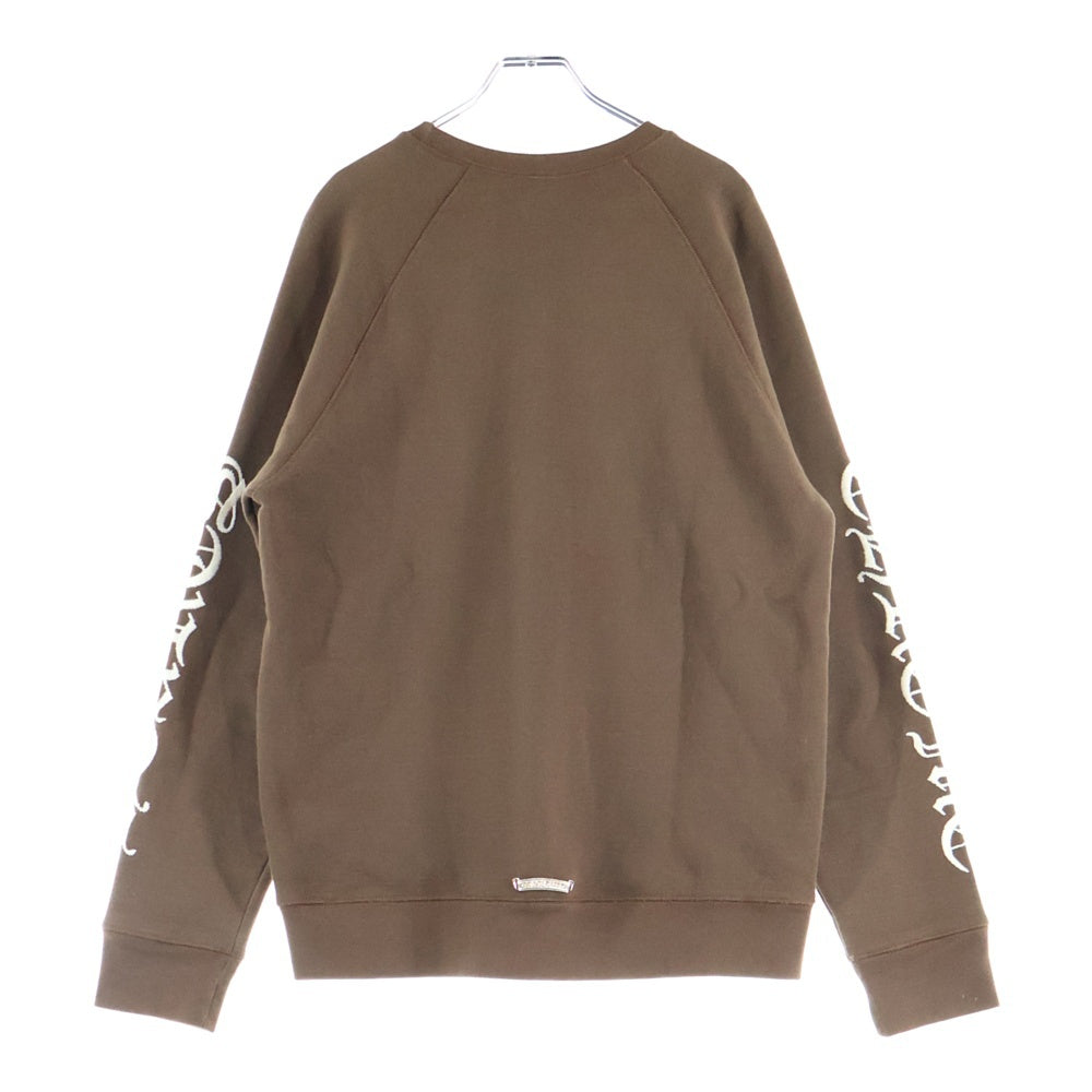 CHROME HEARTS(クロムハーツ) Y NOT SLO RIDE ワイノット CH刺繍 スウェットトレーナー ブラウン