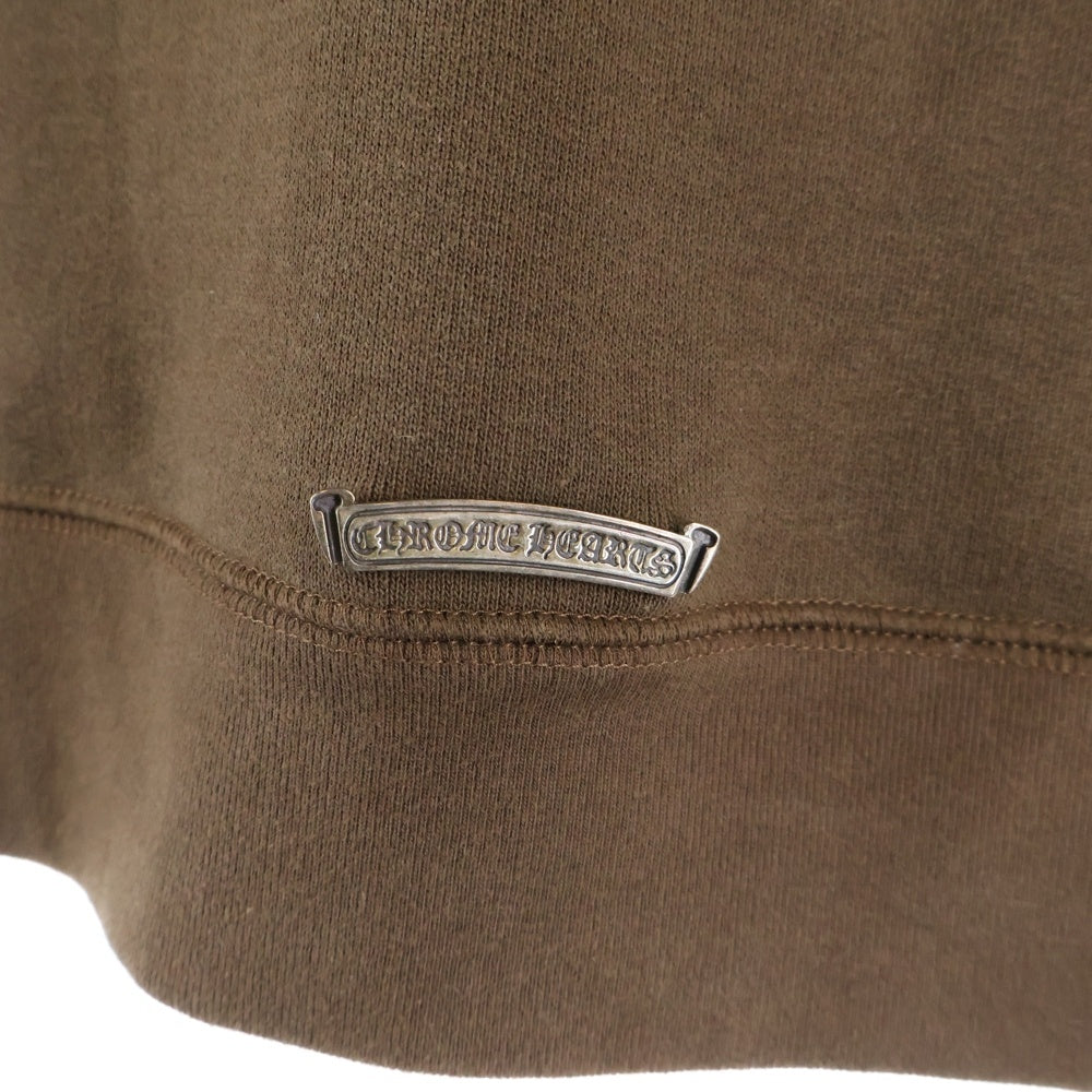 CHROME HEARTS(クロムハーツ) Y NOT SLO RIDE ワイノット CH刺繍 スウェットトレーナー ブラウン