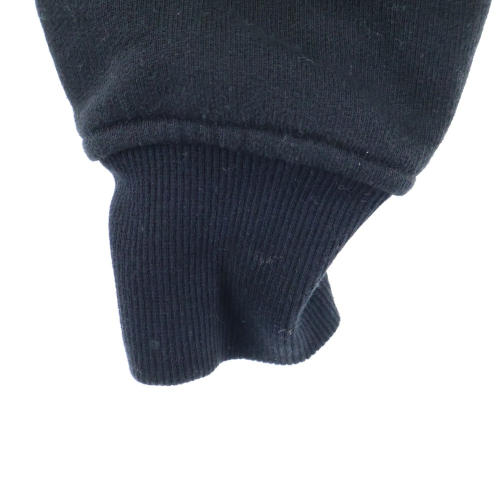 cvtvlist(カタリスト) 25SS ロゴ刺繍 クルーネックスウェットトレーナー ブラック 2501030301