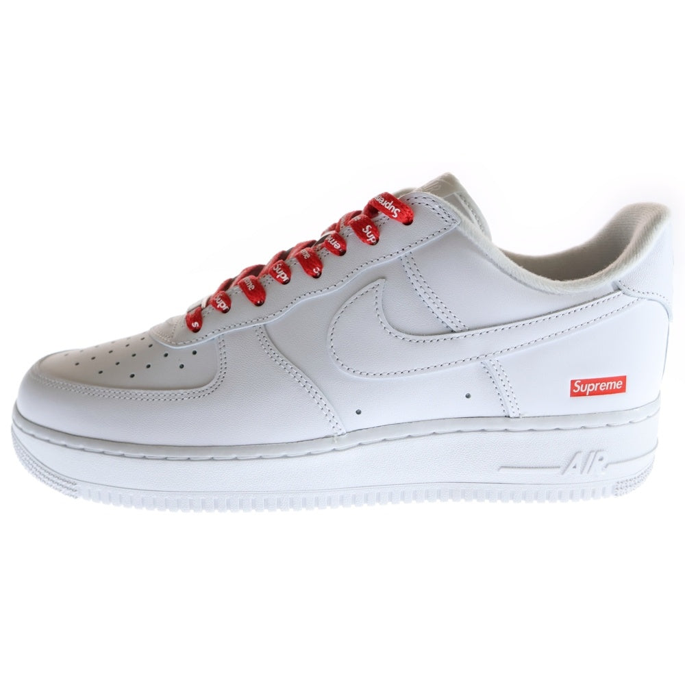 NIKE(ナイキ) ×SUPREME AIR FORCE 1 LOW シュプリーム エアフォース1 ローカットスニーカー シューズ ホワイト US10.5/28.5cm CU9225-100