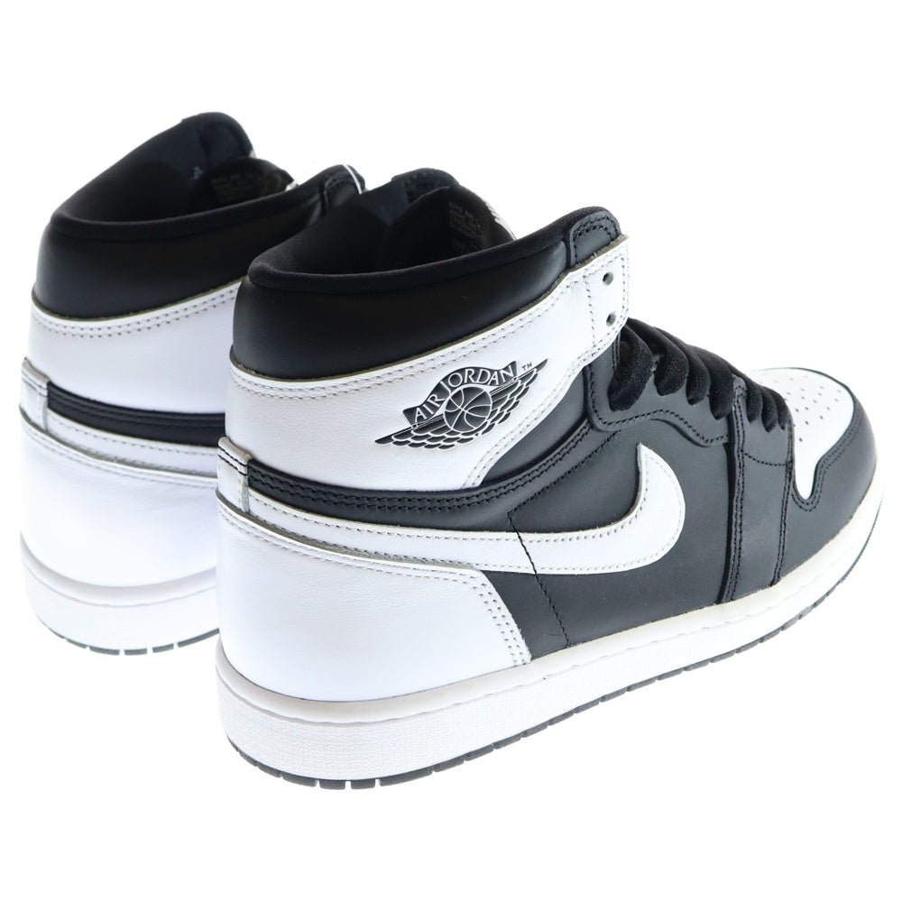 NIKE(ナイキ) AIR JORDAN 1 RETRO HIGH OG エアジョーダン1 レトロ OG ハイカットスニーカー シューズ ブラック/ホワイト US10.5/28.5cm DZ5485-010