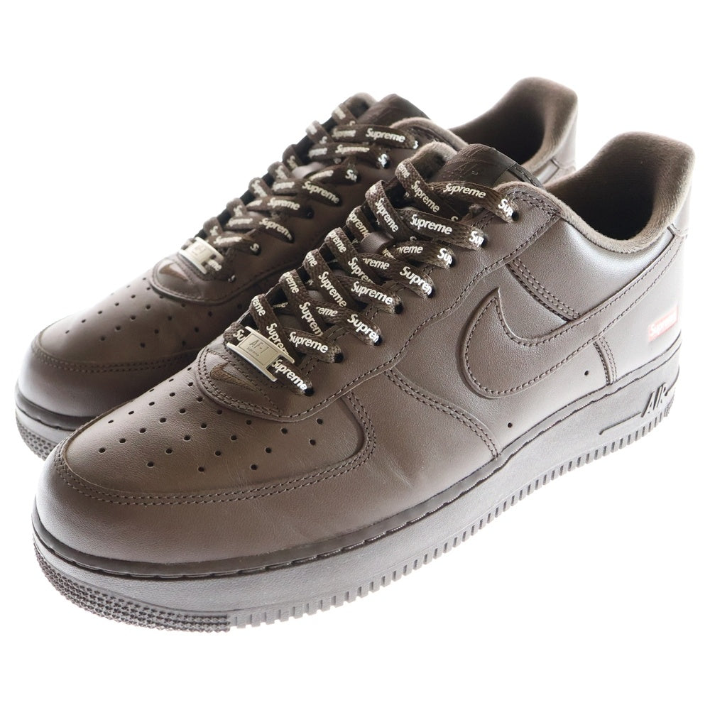 NIKE(ナイキ) ×SUPREME AIR FORCE 1 LOW BAROQUE BROWN シュプリーム エアフォース1 ローカットスニーカー シューズ ブラウン US10/28cm CU9225-200
