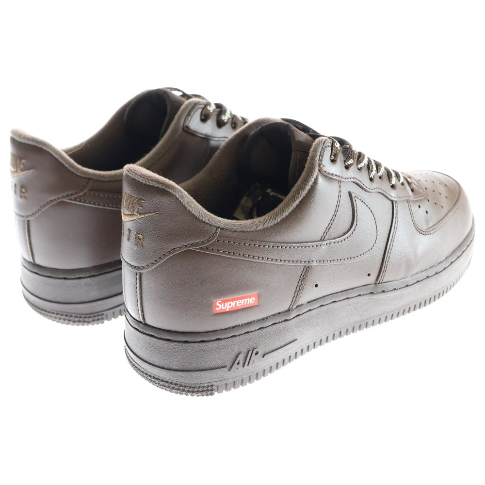 NIKE(ナイキ) ×SUPREME AIR FORCE 1 LOW BAROQUE BROWN シュプリーム エアフォース1 ローカットスニーカー シューズ ブラウン US10/28cm CU9225-200