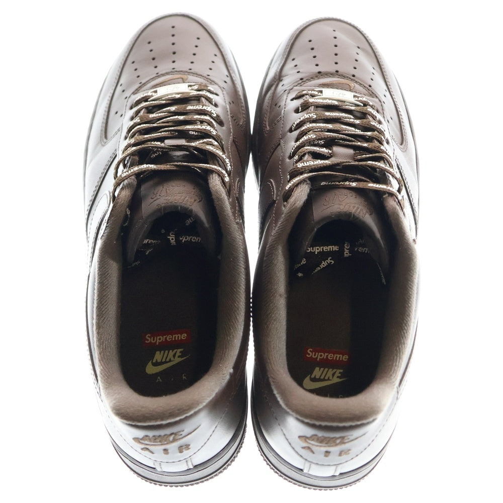 NIKE(ナイキ) ×SUPREME AIR FORCE 1 LOW BAROQUE BROWN シュプリーム エアフォース1 ローカットスニーカー シューズ ブラウン US10/28cm CU9225-200
