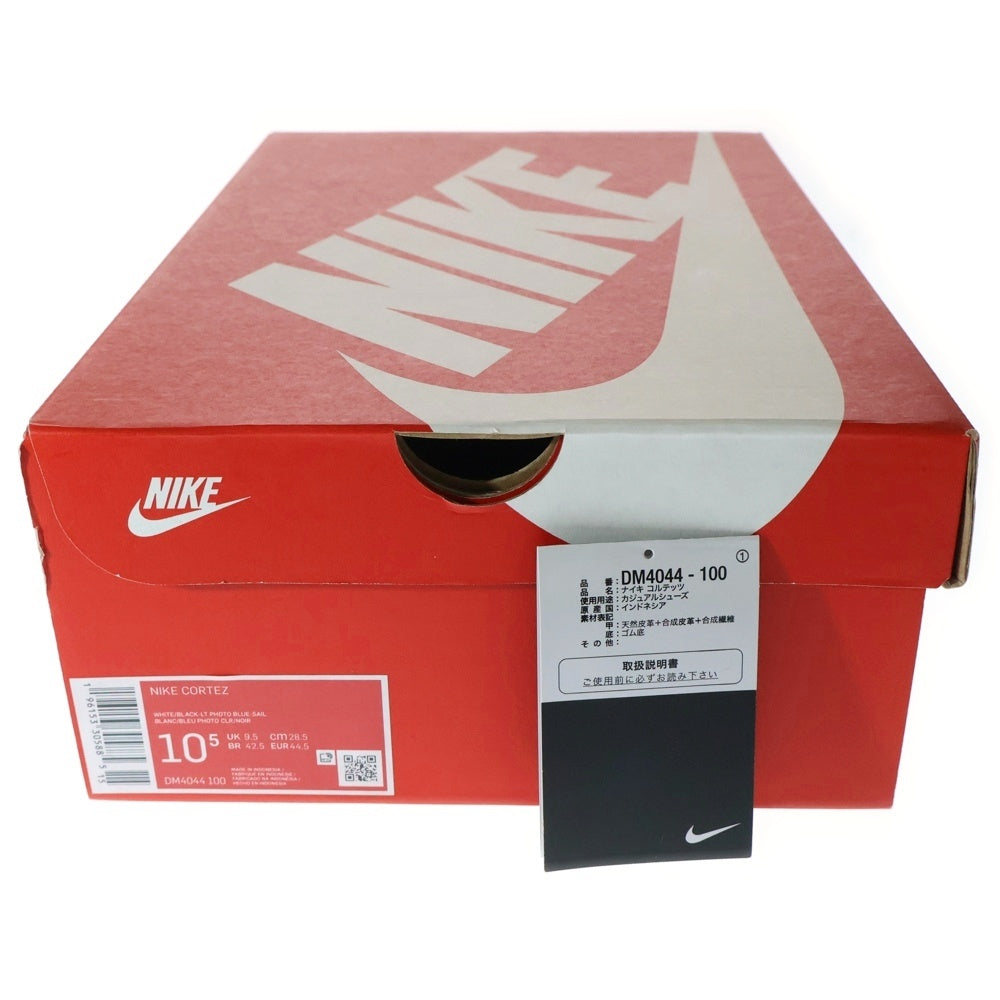 NIKE(ナイキ) CORTEZ コルテッツ ローカットスニーカー ホワイト US10.5/28.5cm DM4044-100