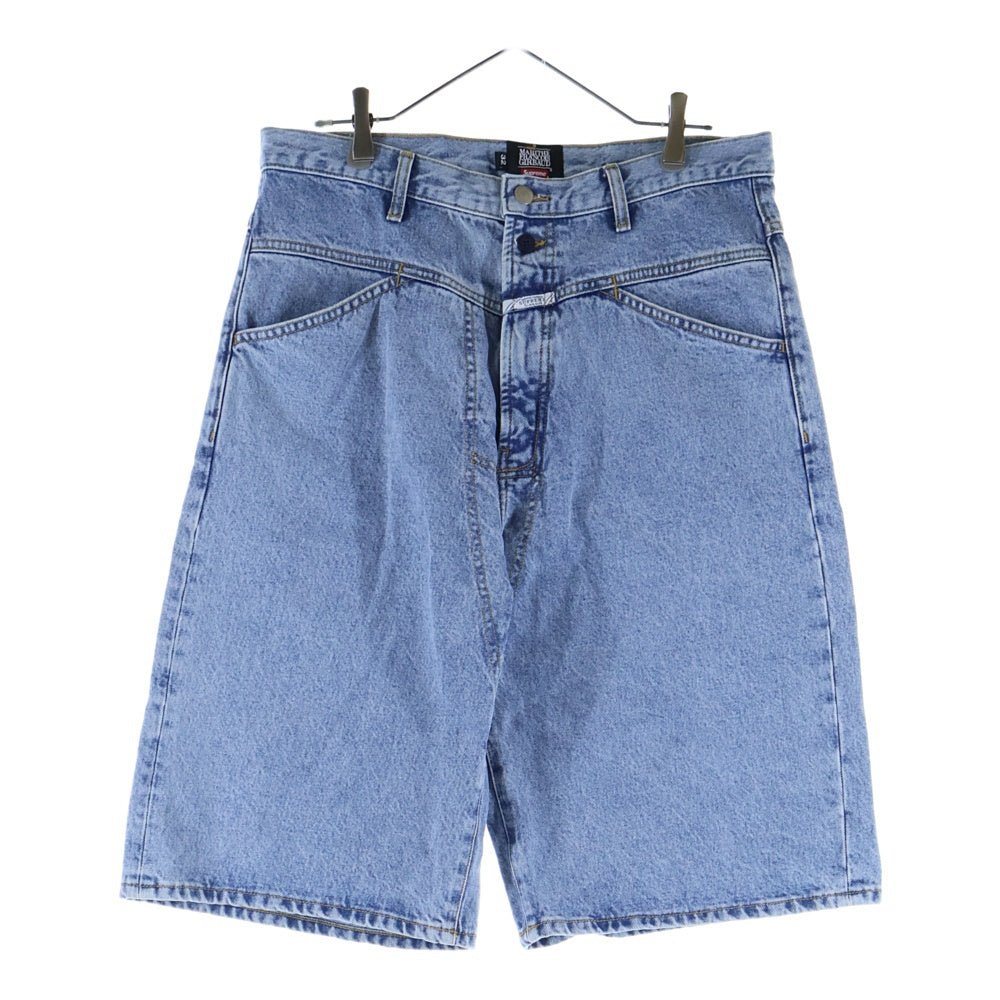 SUPREME(シュプリーム) 25SS×MARITHE + FRANCOIS GIRBAUD X-Seam Baggy Denim Short マリテフランソワジルボー Xシームバギーデニムハーフパンツ インディゴ