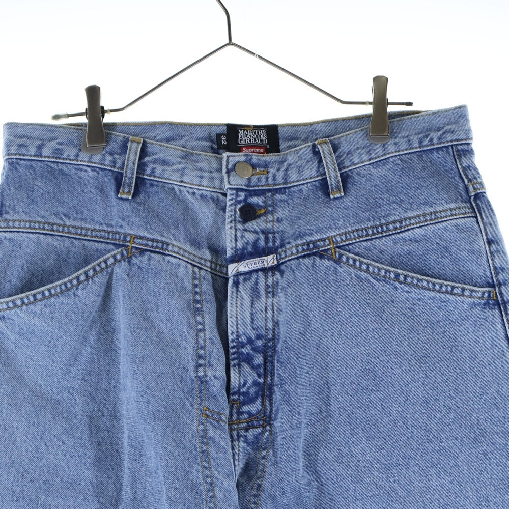SUPREME(シュプリーム) 25SS×MARITHE + FRANCOIS GIRBAUD X-Seam Baggy Denim Short マリテフランソワジルボー Xシームバギーデニムハーフパンツ インディゴ