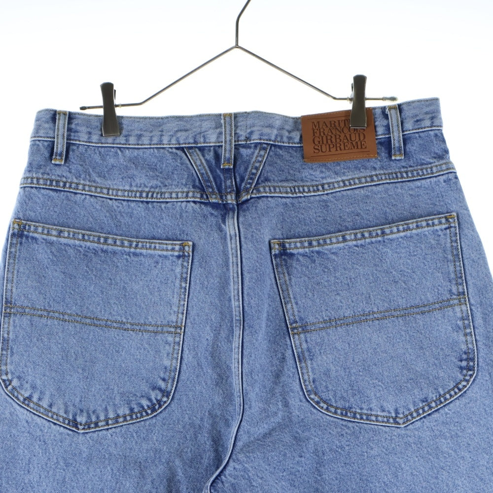 SUPREME(シュプリーム) 25SS×MARITHE + FRANCOIS GIRBAUD X-Seam Baggy Denim Short マリテフランソワジルボー Xシームバギーデニムハーフパンツ インディゴ