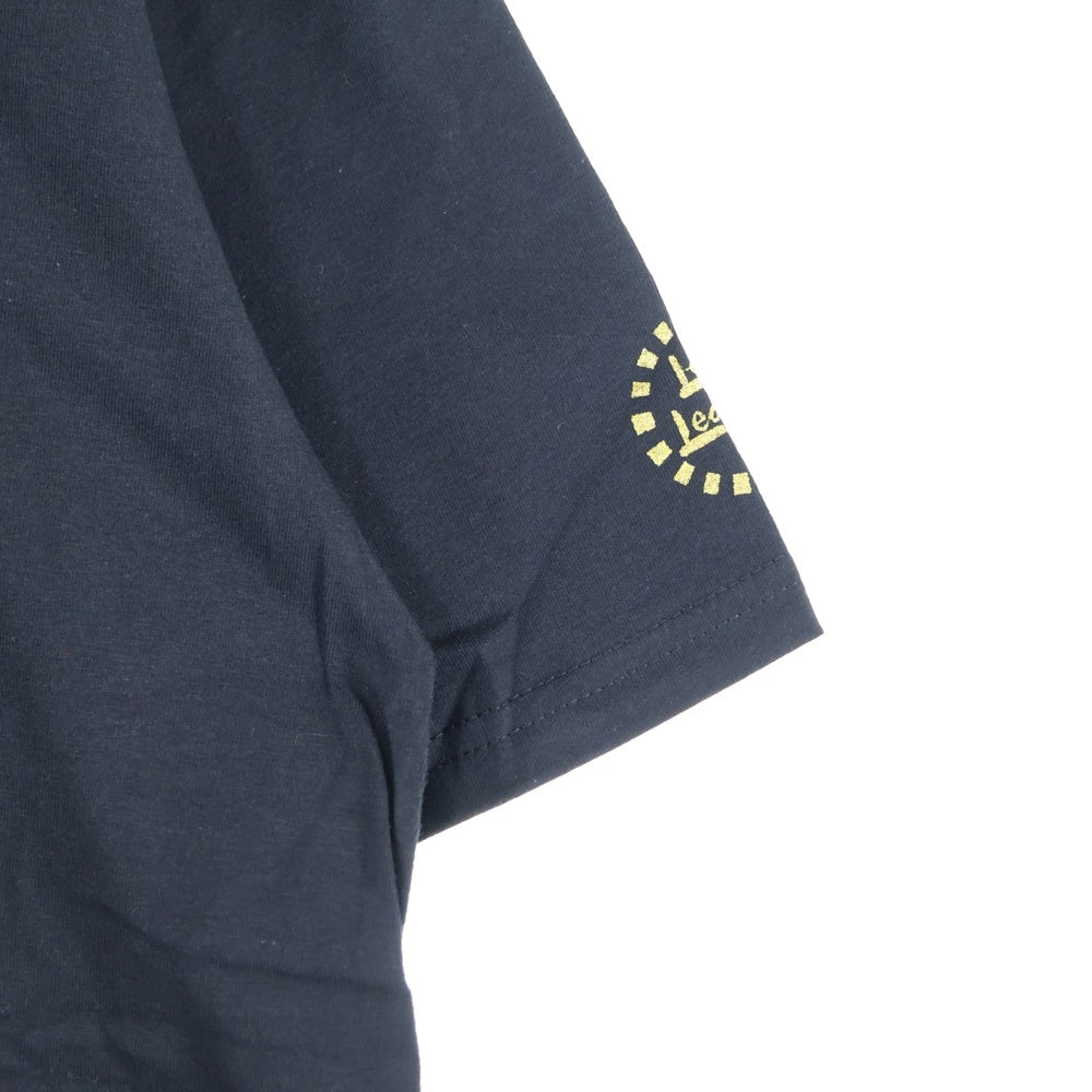 Lewis Leathers(ルイスレザー) TON UP KIDS TEE 両面プリント クルーネック半袖Tシャツ ブラック