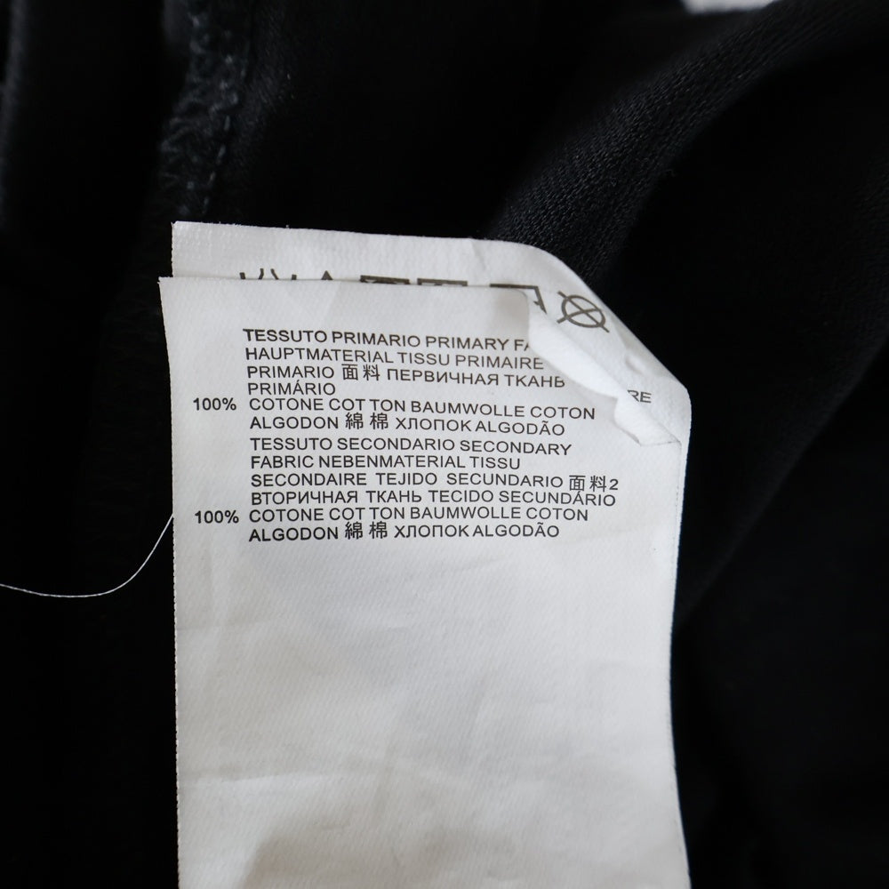 Maison Margiela 10(メゾン マルジェラ) カレンダーロゴ ペンキプリント クルーネック半袖Tシャツ カットソー ブラック