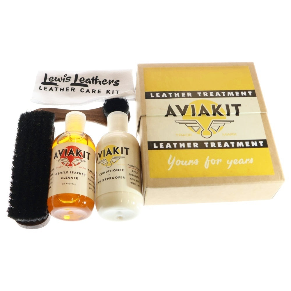 Lewis Leathers(ルイスレザー) AVIAKIT LEATHER TREATMENT KIT アヴィアキット レザー トリートメントキット ブラウン