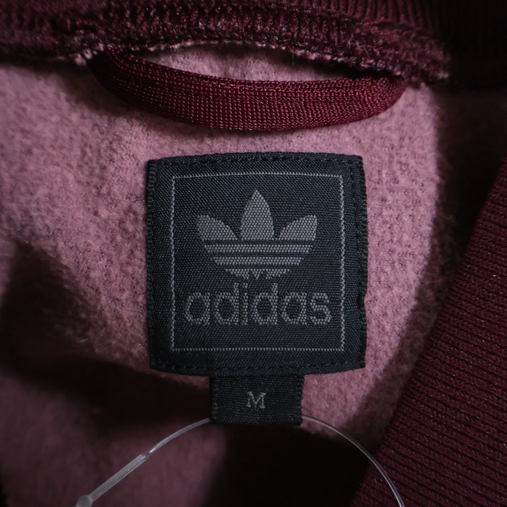 adidas(アディダス) サイドライン トラックジャケット ジップアップジャケット ボルドー 593646