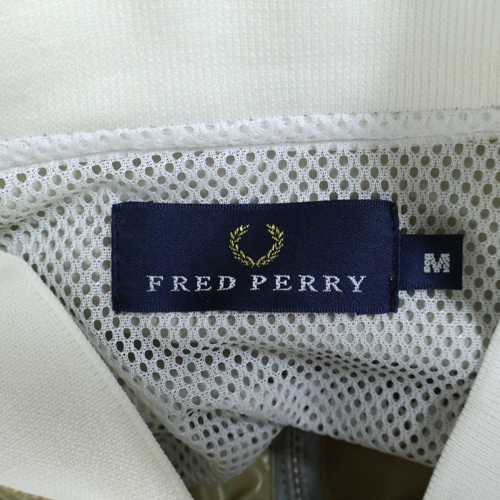 FRED PERRY(フレッドペリー) フロントロゴ ジップアップジャケット ブルゾン カーキ F2085