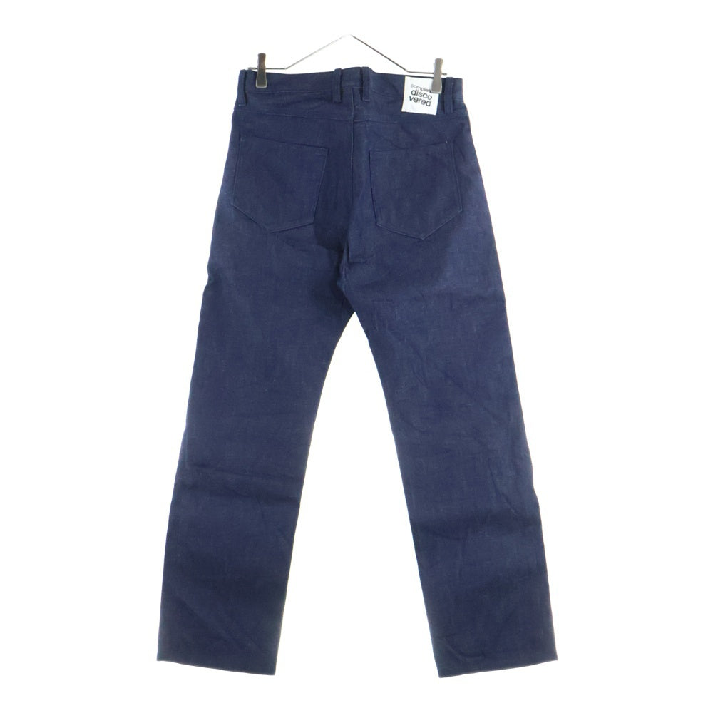 DISCOVERED(ディスカバード) ジップフライ ロゴパッチ デニムパンツ インディゴ DC-S12-PT-14