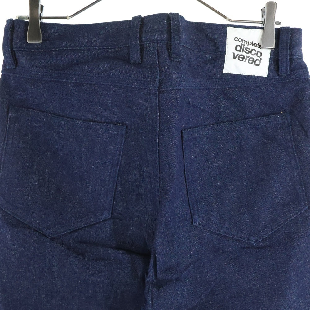 DISCOVERED(ディスカバード) ジップフライ ロゴパッチ デニムパンツ インディゴ DC-S12-PT-14