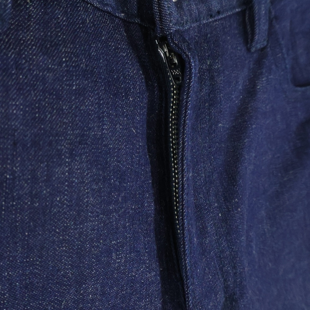 DISCOVERED(ディスカバード) ジップフライ ロゴパッチ デニムパンツ インディゴ DC-S12-PT-14