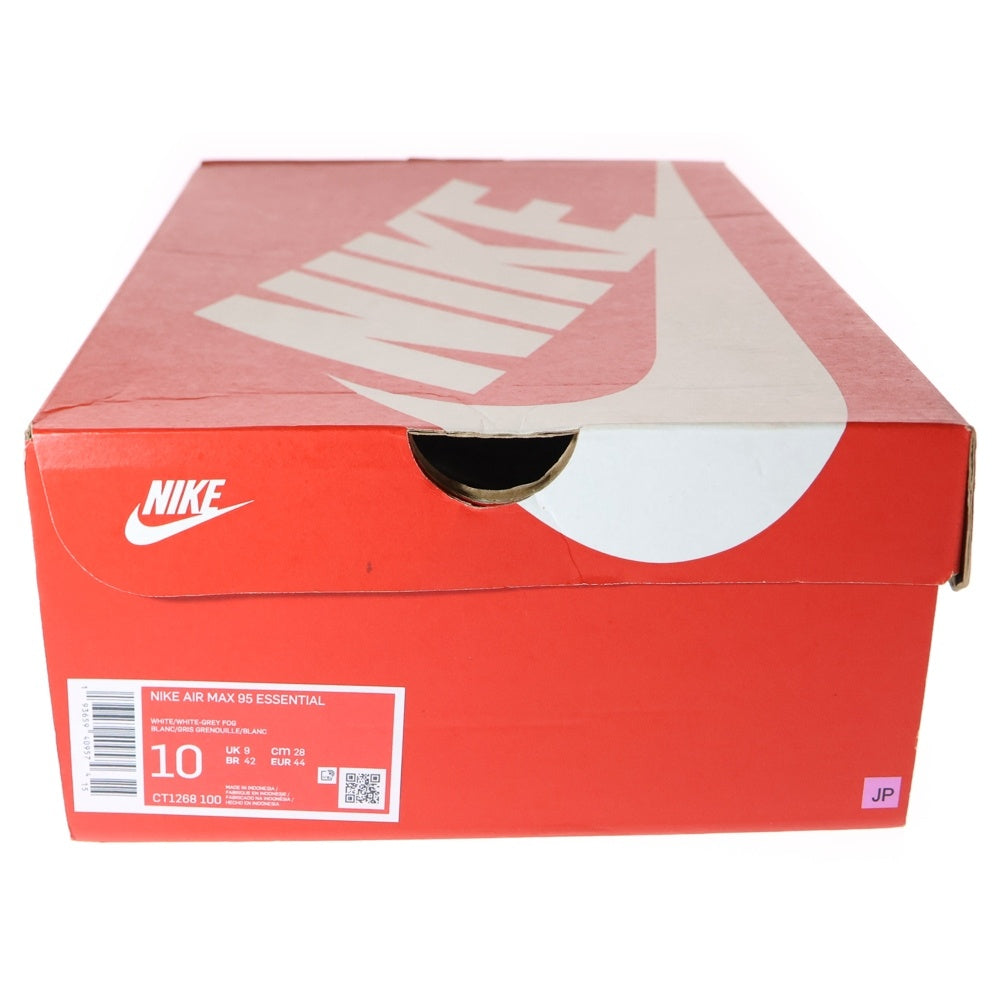 NIKE(ナイキ) AIR MAX95 Essential White Grey Fog エアマックス エッセンシャル ホワイト グレー フォグ ローカットスニーカー ホワイト US10/28cm CT1268-100