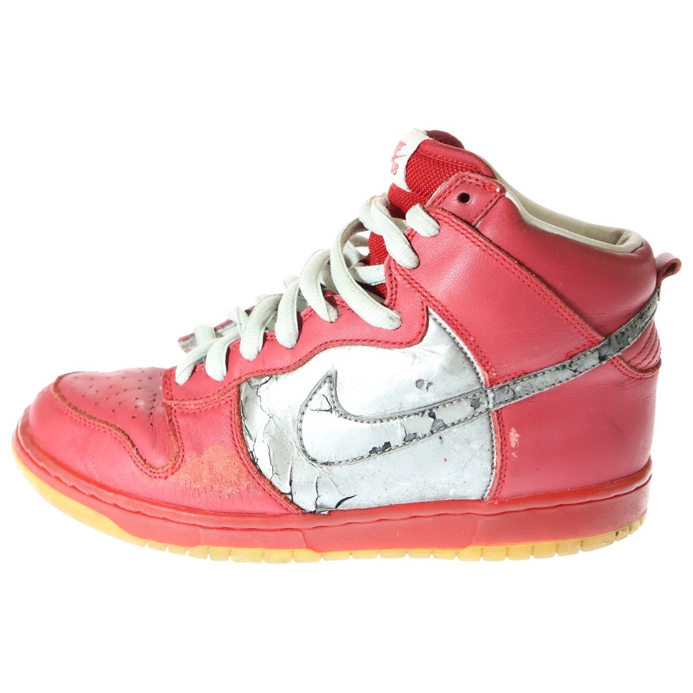 NIKE SB(ナイキエスビー) DUNK HI PREMIUM SB ダンク ハイ プレミアム エスビー モークアンドミンディー ハイカットスニーカー レッド US9.5/27.5cm 313171-002