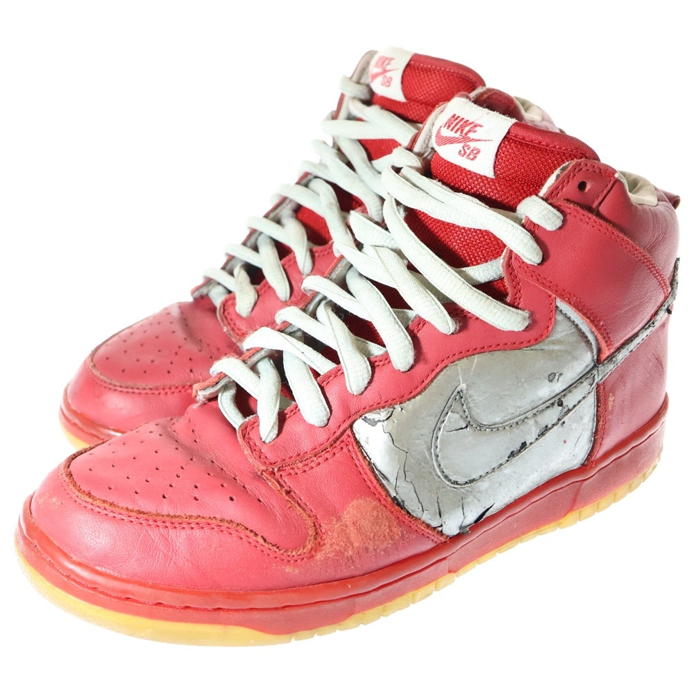 NIKE SB(ナイキエスビー) DUNK HI PREMIUM SB ダンク ハイ プレミアム エスビー モークアンドミンディー ハイカットスニーカー レッド US9.5/27.5cm 313171-002
