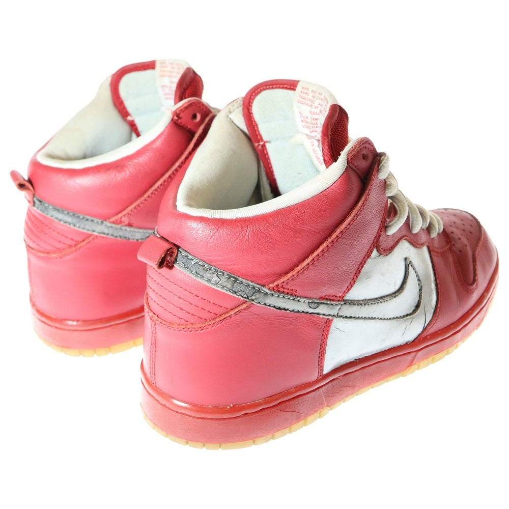 NIKE SB(ナイキエスビー) DUNK HI PREMIUM SB ダンク ハイ プレミアム エスビー モークアンドミンディー ハイカットスニーカー レッド US9.5/27.5cm 313171-002