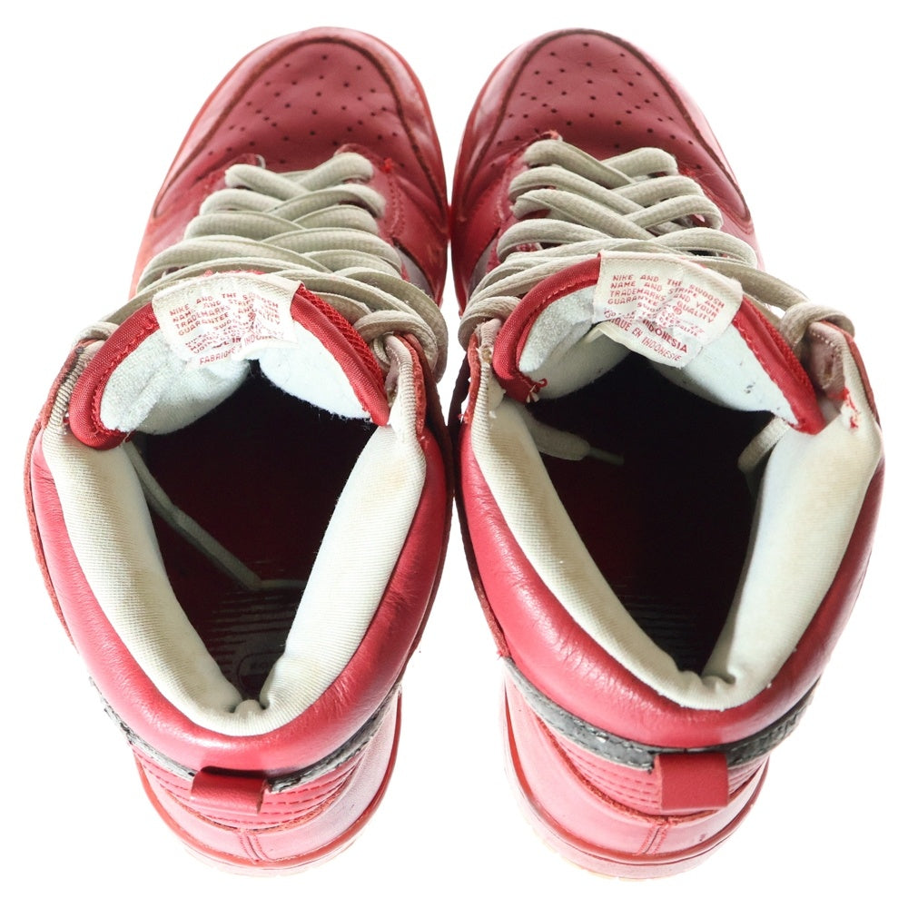 NIKE SB(ナイキエスビー) DUNK HI PREMIUM SB ダンク ハイ プレミアム エスビー モークアンドミンディー ハイカットスニーカー レッド US9.5/27.5cm 313171-002