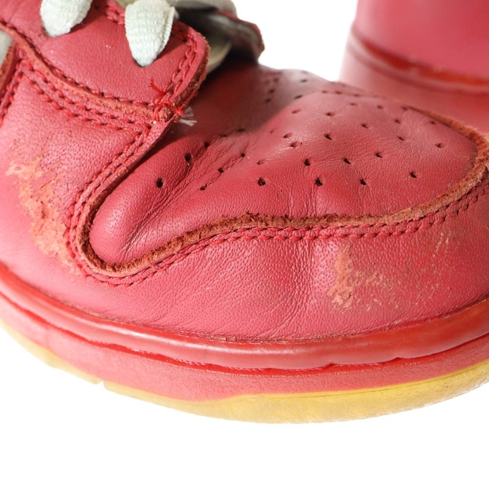 NIKE SB(ナイキエスビー) DUNK HI PREMIUM SB ダンク ハイ プレミアム エスビー モークアンドミンディー ハイカットスニーカー レッド US9.5/27.5cm 313171-002