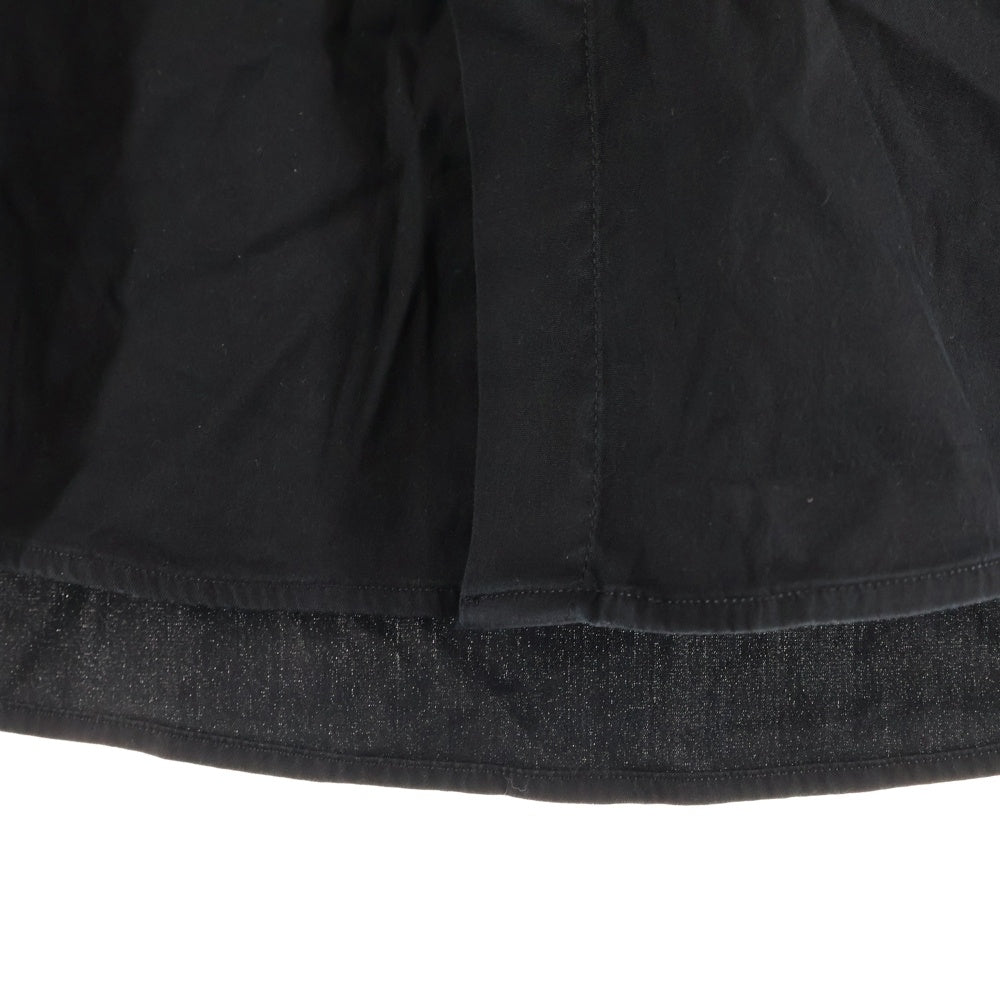 EMPORIO ARMANI(エンポリオアルマーニ) レギュラーカラー コットン 長袖シャツ ブラック V1CC2TV130C