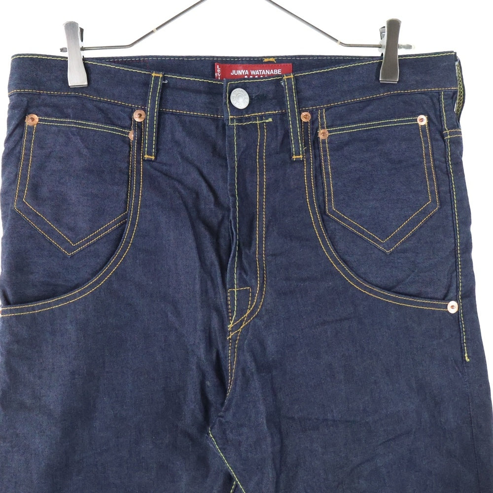 JUNYA WATANABE COMME des GARCONS(ジュンヤワタナベ コムデギャルソン) 22AW AD2022 ×Levi's リーバイス ポケット グラデーション刺繍 デニムパンツ インディゴ WJ-P215