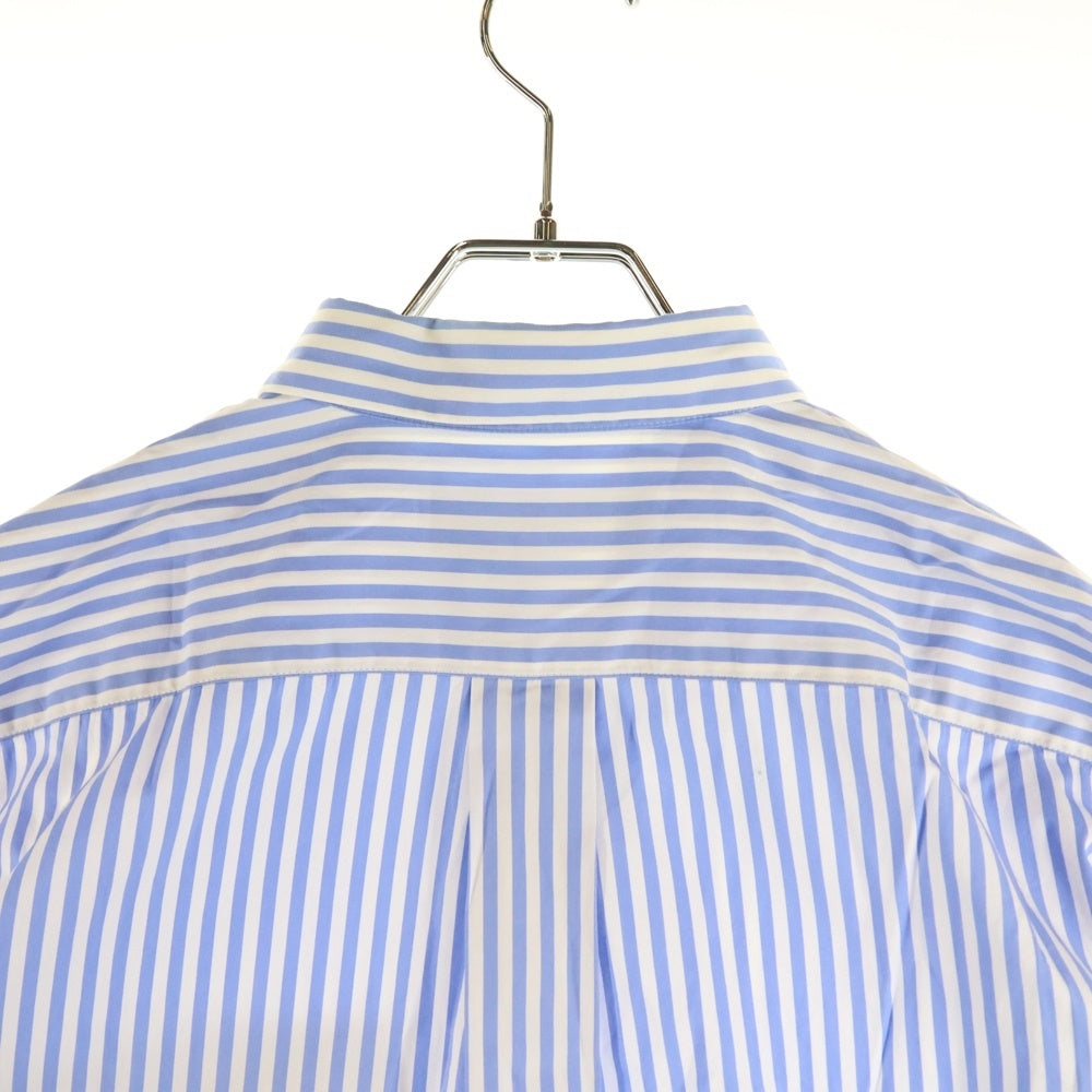 COMME des GARCONS HOMME DEUX(コムデギャルソン オムドゥ) 20SS AD2019 ストライプ 半袖シャツ ライトブルー DE-B049