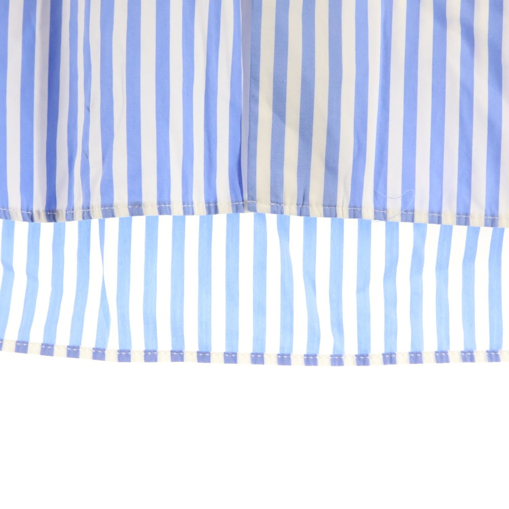 COMME des GARCONS HOMME DEUX(コムデギャルソン オムドゥ) 20SS AD2019 ストライプ 半袖シャツ ライトブルー DE-B049