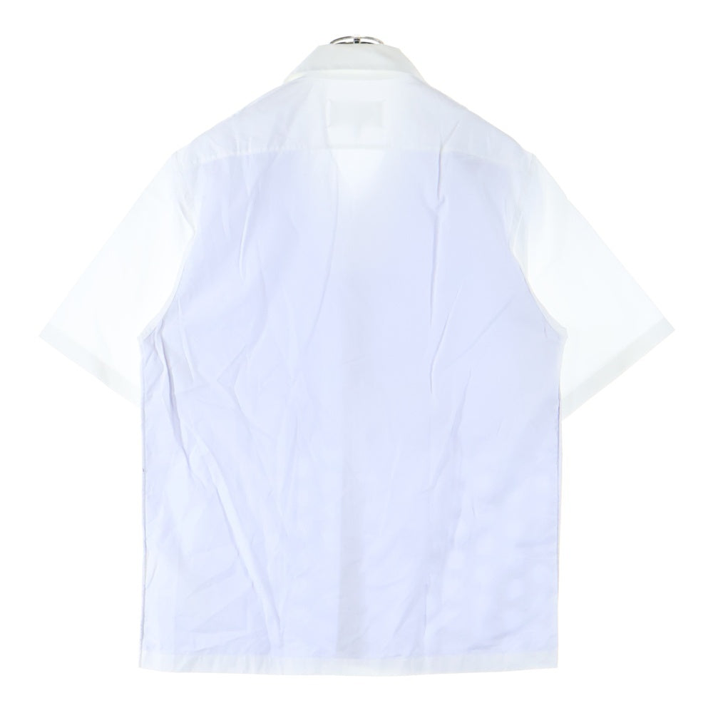 Maison Margiela 10(メゾン マルジェラ) 20AW POLKA DOT DETAIL SHORT SLEEVE SHIRT ポルカドット ディティール 半袖シャツ ホワイト S50DL0450 S43001