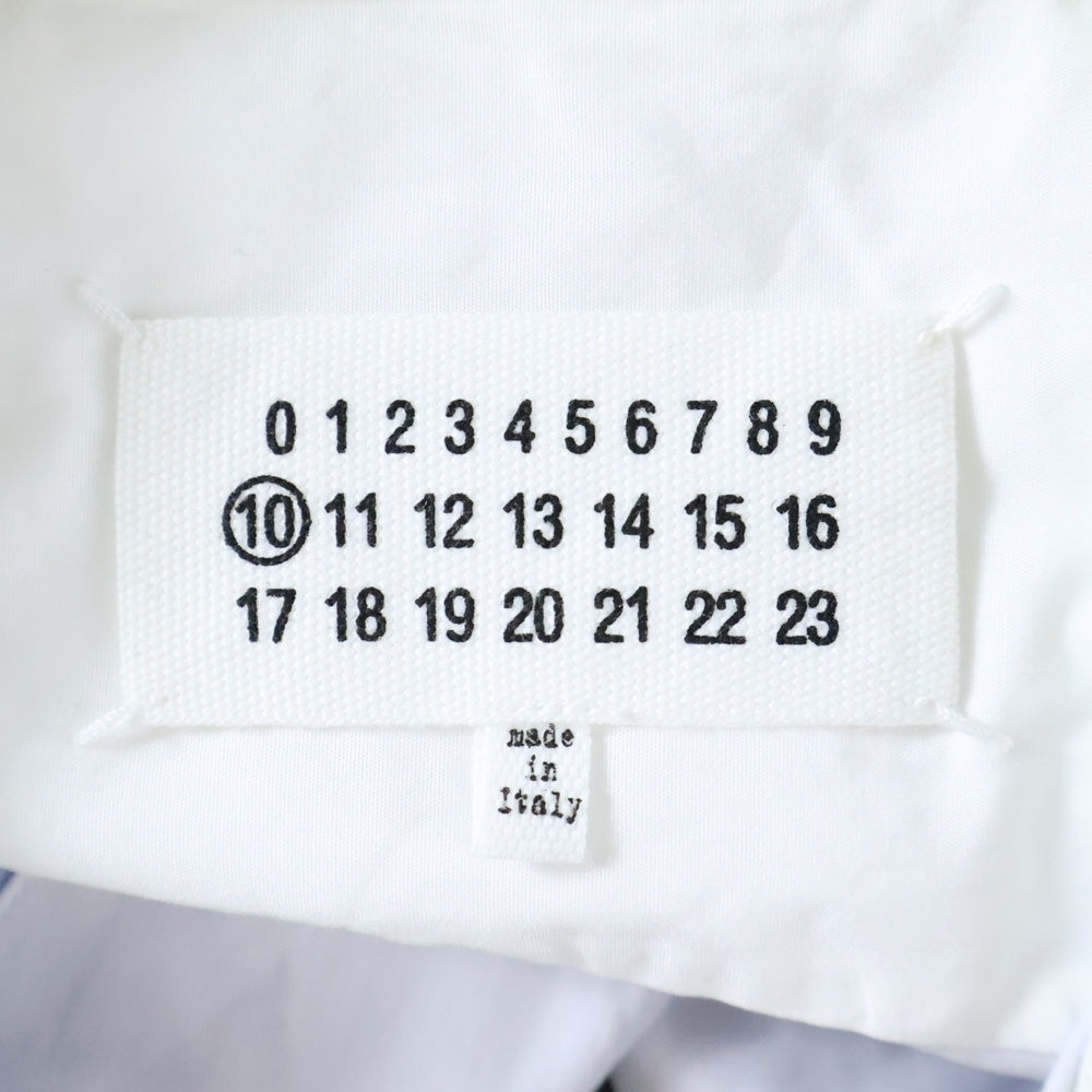 Maison Margiela 10(メゾン マルジェラ) 20AW POLKA DOT DETAIL SHORT SLEEVE SHIRT ポルカドット ディティール 半袖シャツ ホワイト S50DL0450 S43001