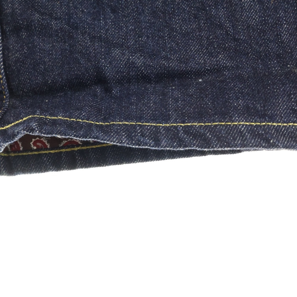 JUNYA WATANABE COMME des GARCONS(ジュンヤワタナベ コムデギャルソン) 12AW AD2012 Levi's リーバイス バックチェック切り替え ストレート デニムパンツ インディゴ UK-P004