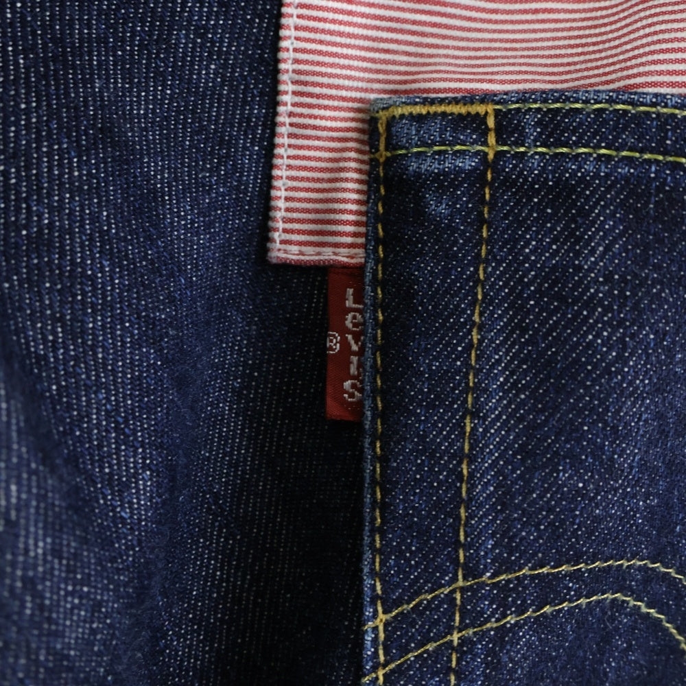 JUNYA WATANABE COMME des GARCONS(ジュンヤワタナベ コムデギャルソン) 12AW AD2012 Levi's リーバイス バックチェック切り替え ストレート デニムパンツ インディゴ UK-P004