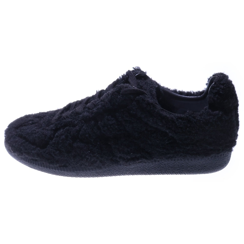 Maison Margiela 22(メゾンマルジェラ) REPLICA レプリカ フリース ジャーマントレーナー ローカットスニーカー ブラック S57WS0410 P4355