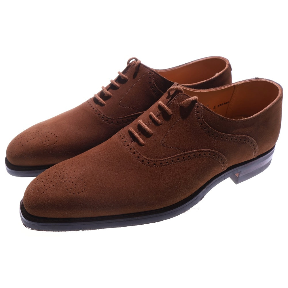 Crockett&Jones(クロケットアンドジョーンズ) DOVER ドーバー スエード オックスフォード レザー ダービー ドレスシューズ ブラウン