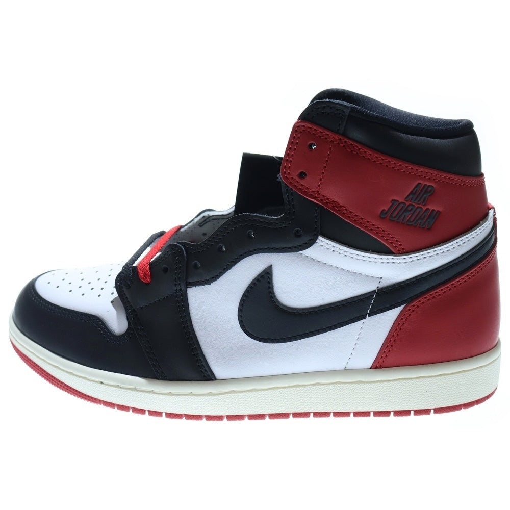 NIKE(ナイキ) AIR JORDAN 1 エアジョーダン レトロ ブラック トゥ ハイカットスニーカー レッド/ホワイト/ブラック US10/28cm DZ5485-106