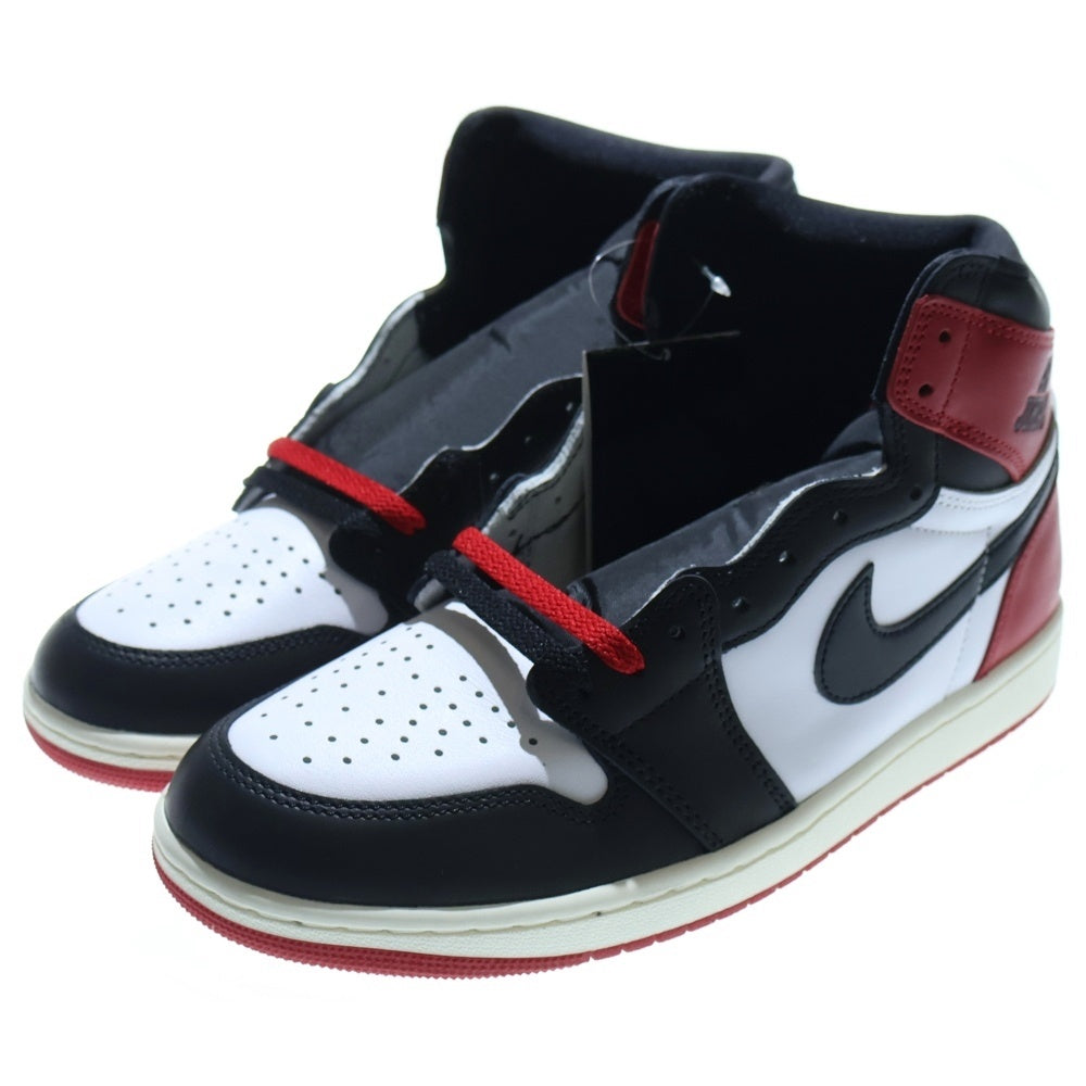 NIKE(ナイキ) AIR JORDAN 1 エアジョーダン レトロ ブラック トゥ ハイカットスニーカー レッド/ホワイト/ブラック US10/28cm DZ5485-106