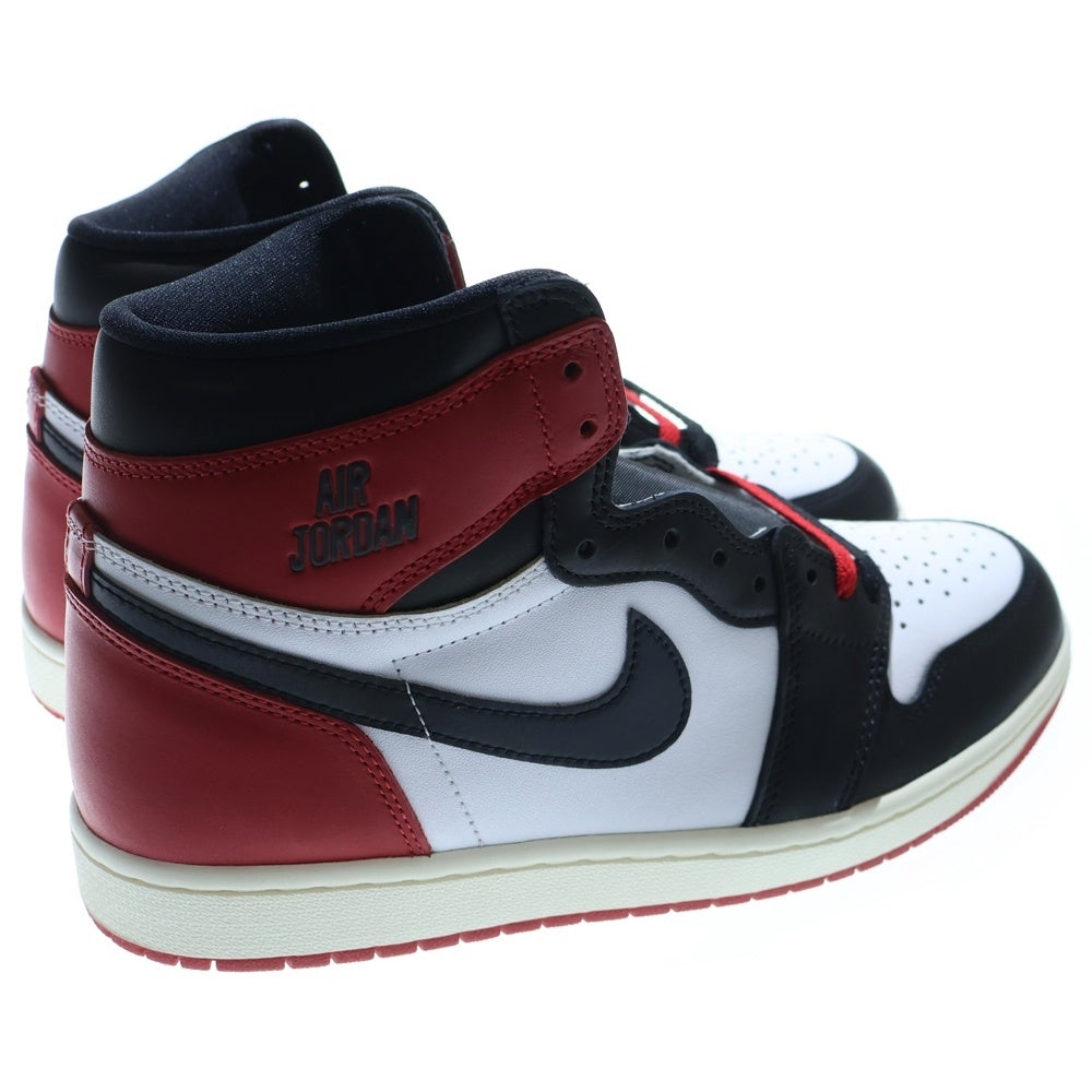 NIKE(ナイキ) AIR JORDAN 1 エアジョーダン レトロ ブラック トゥ ハイカットスニーカー レッド/ホワイト/ブラック US10/28cm DZ5485-106