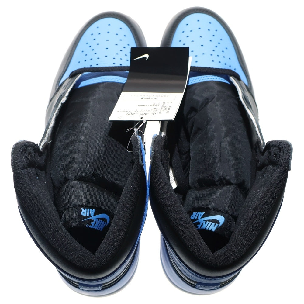 NIKE(ナイキ) AIR JORDAN 1 RETRO HI OG UNIVERSITY BLUE エアジョーダン1ハイOG ユニバーシティブルー ハイカットスニーカー ブルー/ホワイト US10/28cm DZ5485-400