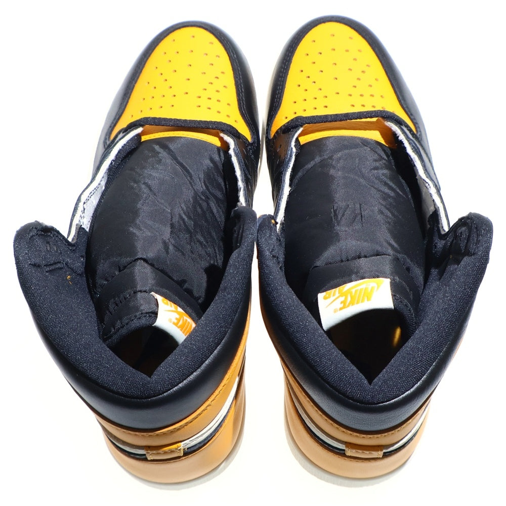 NIKE(ナイキ) AIR JORDAN 1 RETRO HIGH OG TAXI エアジョーダン1 タクシー ハイカットスニーカー イエロー/ブラック US10/28cm 555088-711
