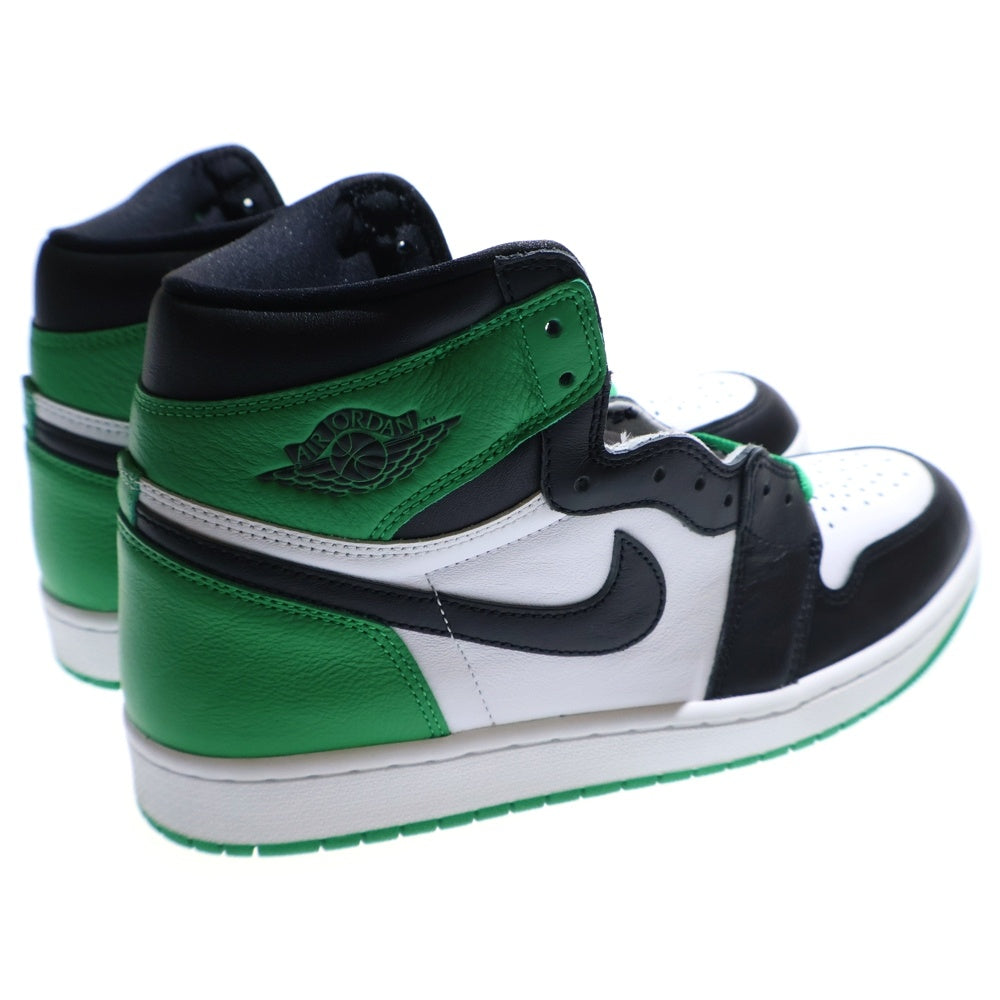 NIKE(ナイキ) AIR JORDAN 1 HI BLACK AND LUCKY GREEN エアジョーダン1 ラッキーグリーン ハイカットスニーカー ホワイト/グリーン US10/28.0cm DZ5485-031