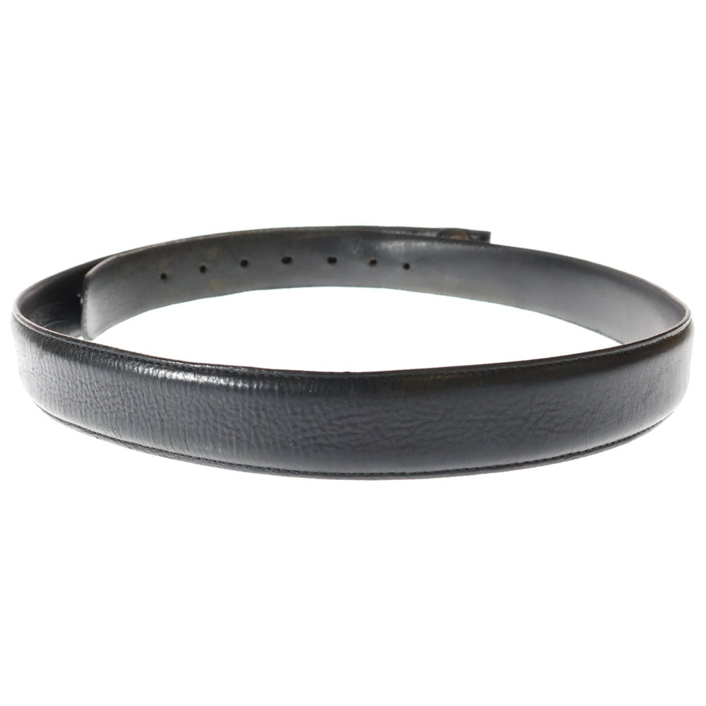CHROME HEARTS(クロムハーツ) レザー ベルト ストラップ ブラック