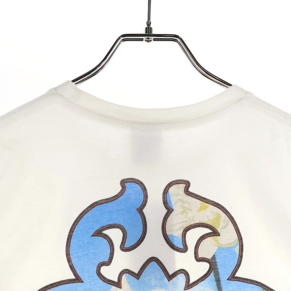 CHROME HEARTS(クロムハーツ) 10TH anniversary AOYAMA DAGGER S/S TEE 10周年限定 バックダガー ロゴプリント 半袖Tシャツ カットソー ホワイト