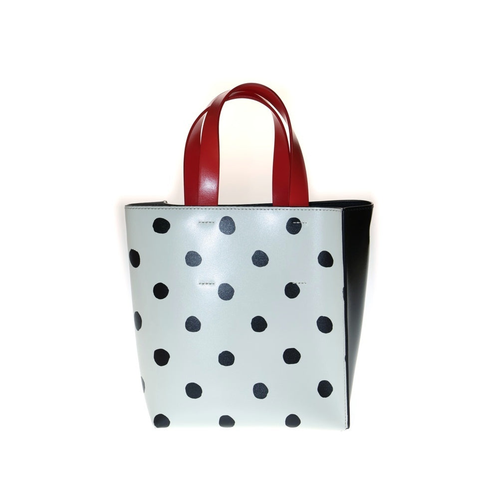 MARNI(マルニ) MUSEO MINI ミュゼオ ミニ ポルカドット 3WAY レザー トートバッグ ハンドバッグ ショルダーバッグ マルチ SHMP0039Q4-P6049