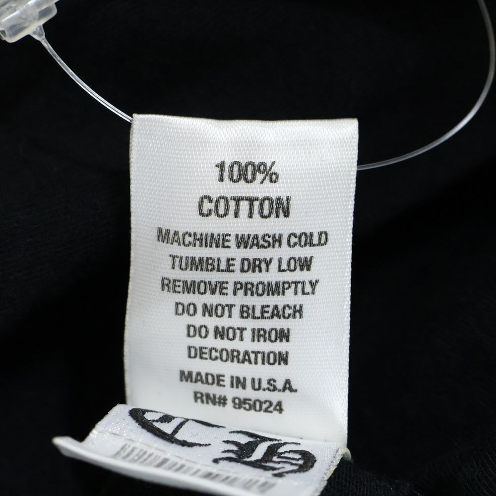 CHROME HEARTS(クロムハーツ) CH T-SHIRT CHプラス ロゴパックプリント 長袖Tシャツ ロンT ブラック